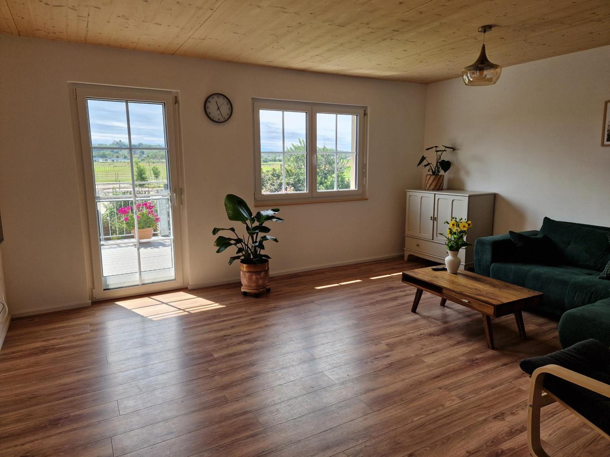 Fewo1 Neuwertige, Grosse 110qm Ueber Zwei Etagen Mit Balkon Im Aussenbereich Riegel