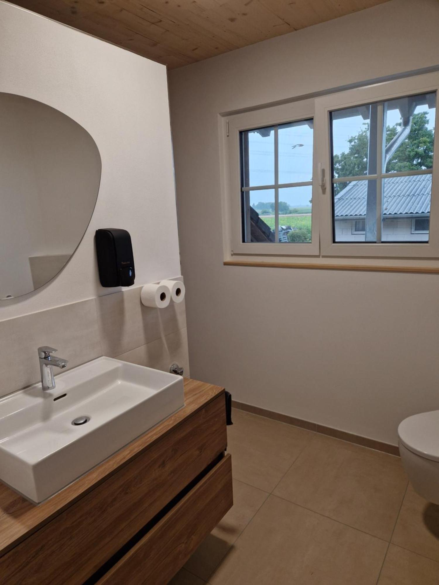 Fewo1 Neuwertige, Grosse 110qm Ueber Zwei Etagen Mit Balkon Im Aussenbereich Apartment Riegel