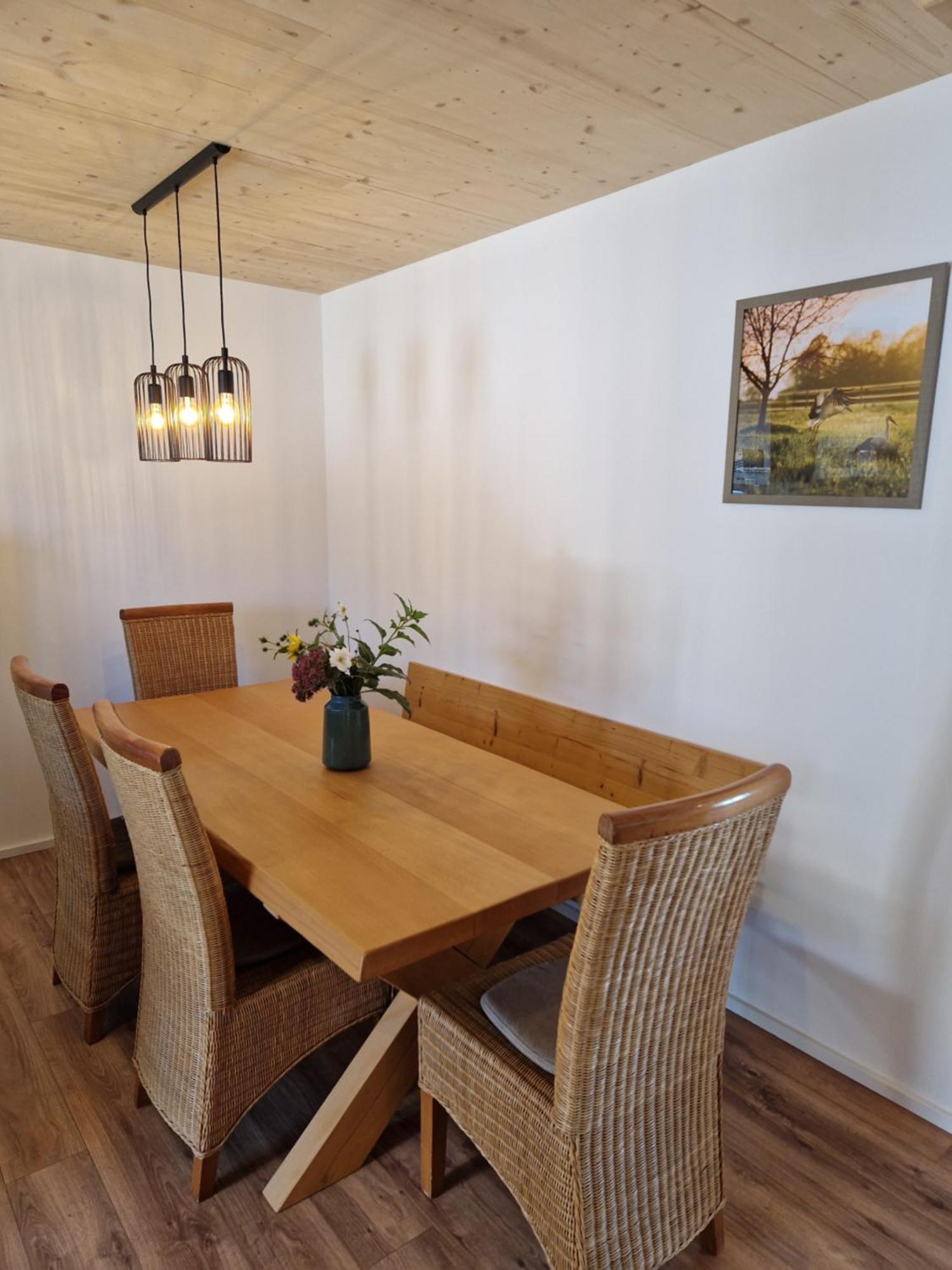 Fewo1 Neuwertige, Grosse 110qm Ueber Zwei Etagen Mit Balkon Im Aussenbereich Apartment Riegel